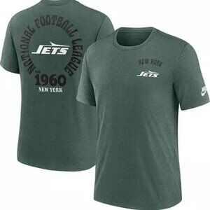 Nike New York Jets Rewind Tri-Blend Green Heather NWT Medium